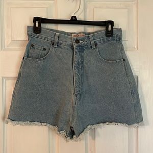 Vintage light blue jeans.